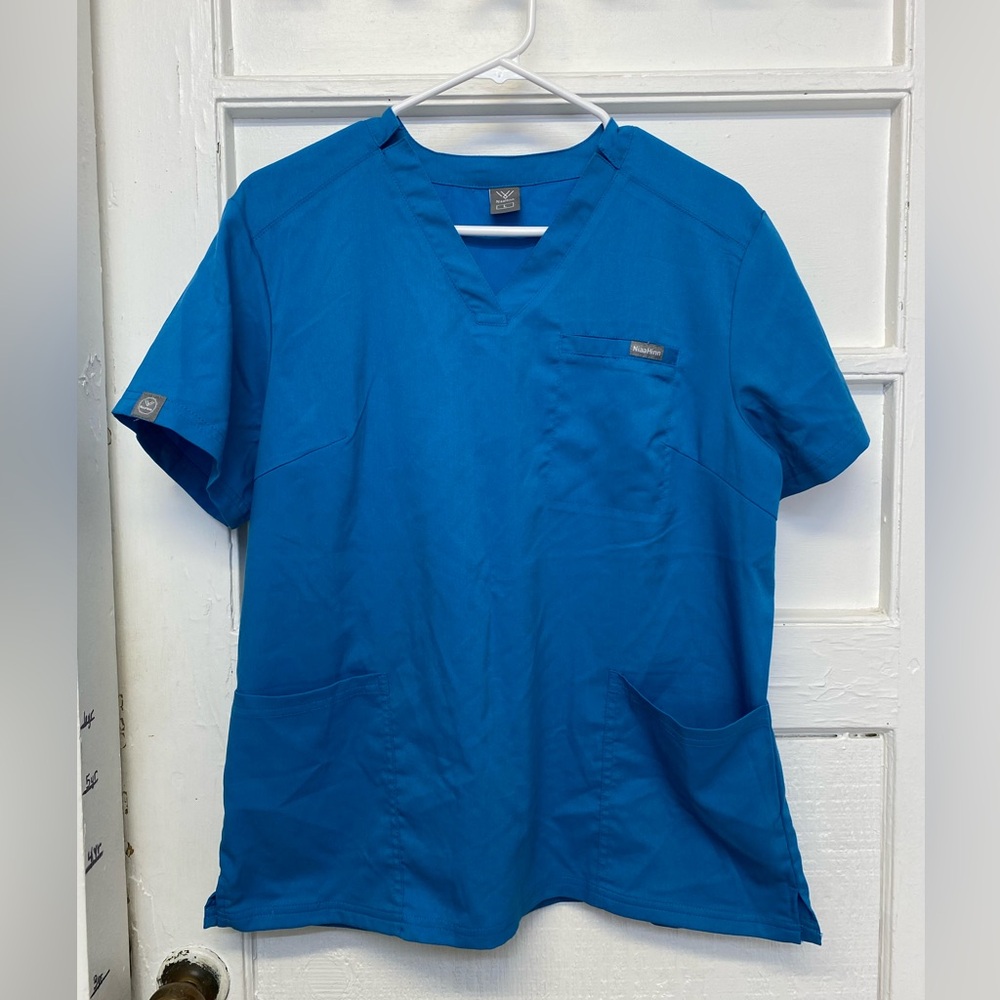 niaahinn Scrub Top V-Neck with Pockets women’s size Large